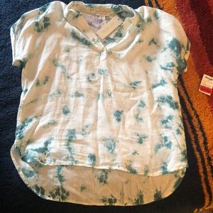 Rachel Zoe tie-dye high low top